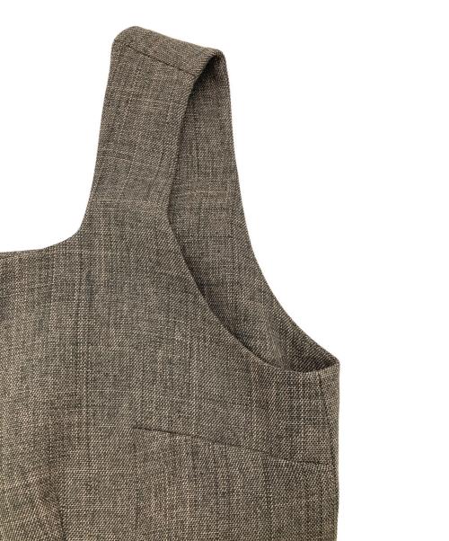 Snidel（スナイデル）Snidel (スナイデル) ジレトップス ブラウン サイズ:Freeの古着・服飾アイテム