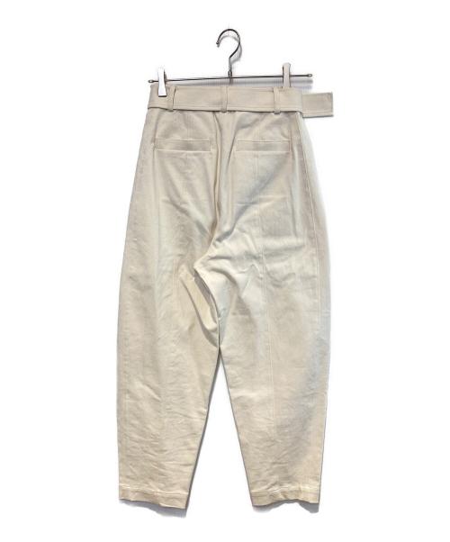 Louren（ローレン）Louren (ローレン) センターシームバレルレッグパンツ アイボリー サイズ:Sの古着・服飾アイテム