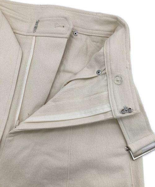 Louren（ローレン）Louren (ローレン) センターシームバレルレッグパンツ アイボリー サイズ:Sの古着・服飾アイテム