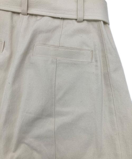 Louren（ローレン）Louren (ローレン) センターシームバレルレッグパンツ アイボリー サイズ:Sの古着・服飾アイテム