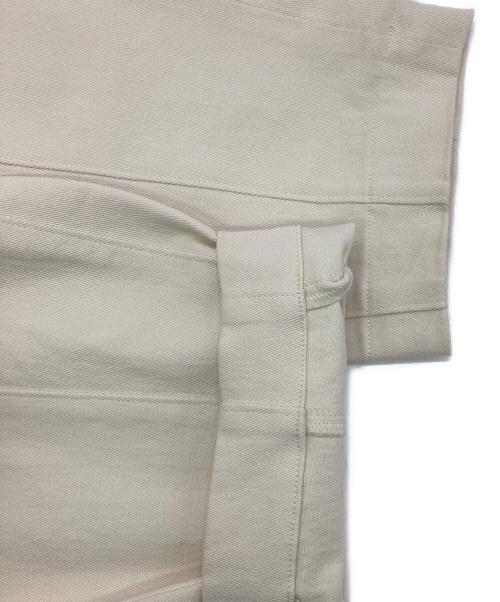 Louren（ローレン）Louren (ローレン) センターシームバレルレッグパンツ アイボリー サイズ:Sの古着・服飾アイテム