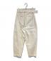 Louren (ローレン) センターシームバレルレッグパンツ アイボリー サイズ:S：5000円