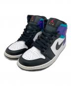 NIKEナイキ）の古着「AIR JORDAN 1 MID」｜パープル×ホワイト