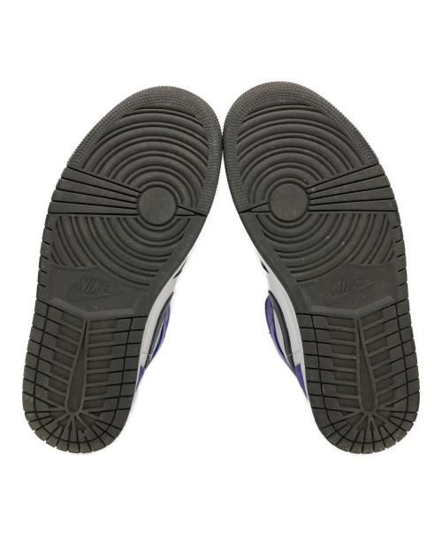 NIKE（ナイキ）NIKE (ナイキ) AIR JORDAN 1 MID パープル×ホワイト サイズ:US9の古着・服飾アイテム