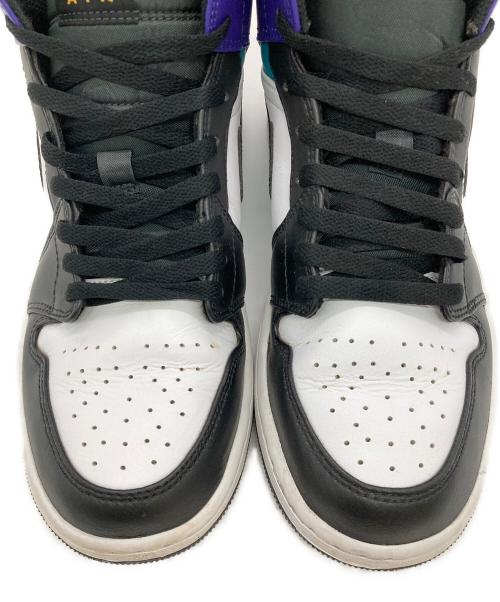 NIKE（ナイキ）NIKE (ナイキ) AIR JORDAN 1 MID パープル×ホワイト サイズ:US9の古着・服飾アイテム