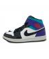 NIKE (ナイキ) AIR JORDAN 1 MID パープル×ホワイト サイズ:US9：6000円
