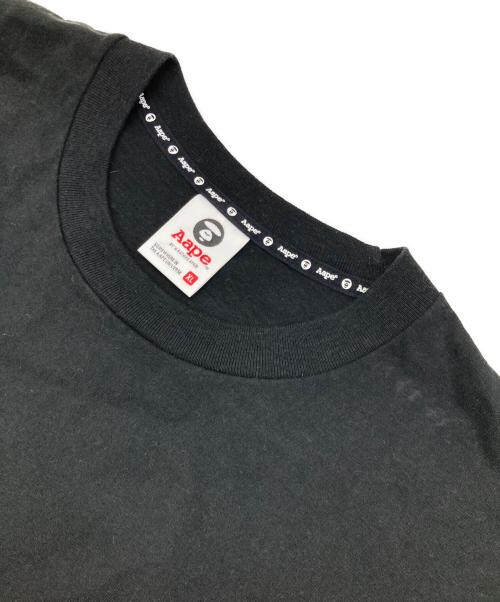 Aape BY A BATHING APE（エーエイプ バイ アベイシングエイプ）Aape BY A BATHING APE (エーエイプ バイ アベイシングエイプ) Virgil Font Khn Camo T-Shirt ブラック サイズ:XLの古着・服飾アイテム