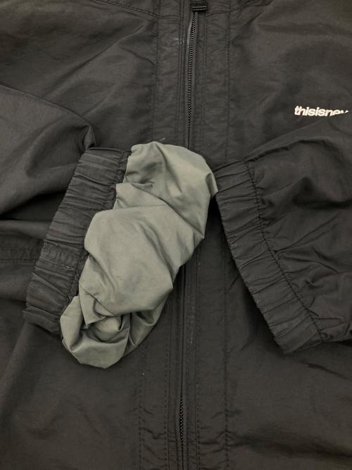 thisisneverthat（ディスイズネバーザット）thisisneverthat (ディスイズネバーザット) SP-Logo Windbreaker ブラック サイズ:Mの古着・服飾アイテム