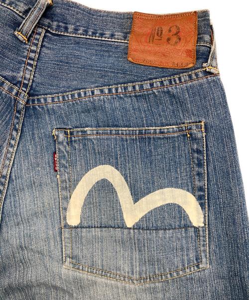 EVISU（エヴィス）EVISU (エヴィス) カモメプリントデニムパンツ インディゴ サイズ:34×32の古着・服飾アイテム