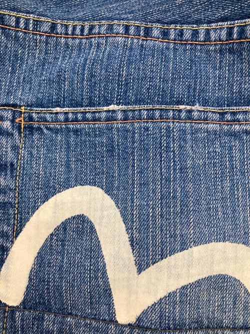 EVISU（エヴィス）EVISU (エヴィス) カモメプリントデニムパンツ インディゴ サイズ:34×32の古着・服飾アイテム