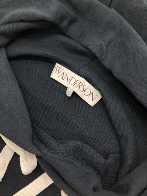 J.W.ANDERSON（ジェイダブリューアンダーソン）J.W.ANDERSON (ジェイダブリューアンダーソン) LEMON PRINT HOODIE ネイビー サイズ:XLの古着・服飾アイテム