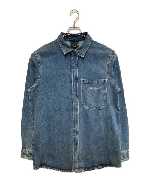 ARMANI EXCHANGE（アルマーニ エクスチェンジ）ARMANI EXCHANGE (アルマーニ エクスチェンジ) デニムシャツ インディゴ サイズ:Lの古着・服飾アイテム