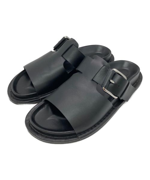 PLAN C（プランシー）Plan C (プランシー) BELT DETAIL SANDAL ブラック サイズ:41の古着・服飾アイテム