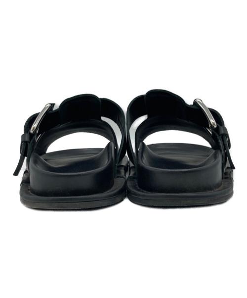 PLAN C（プランシー）Plan C (プランシー) BELT DETAIL SANDAL ブラック サイズ:41の古着・服飾アイテム