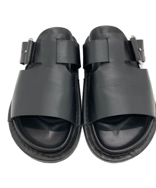 PLAN C（プランシー）Plan C (プランシー) BELT DETAIL SANDAL ブラック サイズ:41の古着・服飾アイテム