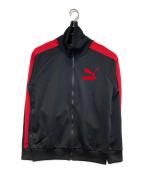 PUMAプーマ）の古着「T7 Vintage Track JKT」｜ブラック×レッド