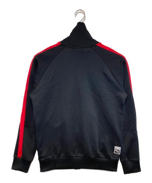 PUMA（プーマ）PUMA (プーマ) T7 Vintage Track JKT ブラック×レッド サイズ:Lの古着・服飾アイテム