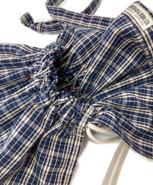 LABORDAY & BRO. CO.（レイバー・デイ）LABORDAY & BRO. CO. (レイバー・デイ) APRON BAG ネイビー×ベージュの古着・服飾アイテム