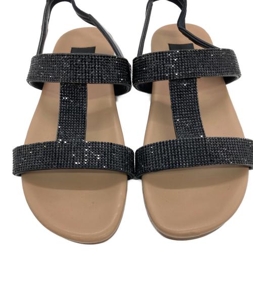 LANVIN COLLECTION（ランバンコレクション）LANVIN COLLECTION (ランバンコレクション) ビジューサンダル ベージュ サイズ:S（22.0cm～22.5cm相当）の古着・服飾アイテム