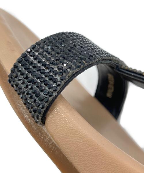 LANVIN COLLECTION（ランバンコレクション）LANVIN COLLECTION (ランバンコレクション) ビジューサンダル ベージュ サイズ:S（22.0cm～22.5cm相当）の古着・服飾アイテム