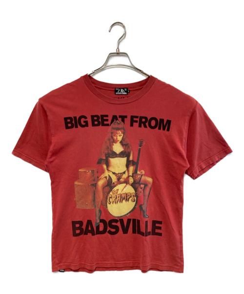 Hysteric Glamour（ヒステリックグラマー）Hysteric Glamour (ヒステリックグラマー) BIG BEAT FROM BADSVILLE TEE レッド サイズ:Sの古着・服飾アイテム