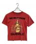 Hysteric Glamour（ヒステリックグラマー）の古着「BIG BEAT FROM BADSVILLE TEE」｜レッド