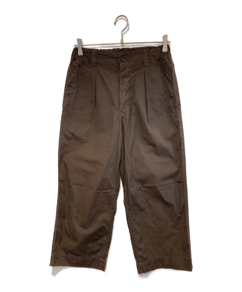 MHL（エムエイチエル）MHL (エムエイチエル) FINE COMPACT COTTON POPLIN ブラウン サイズ:Sの古着・服飾アイテム