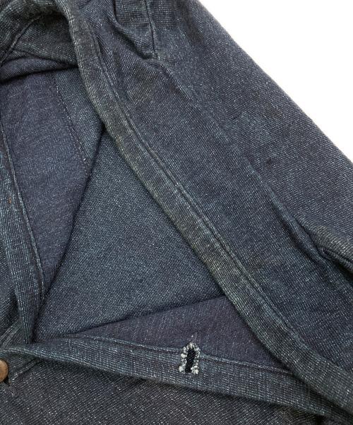 45R（フォーティファイブ・アール）45R (フォーティファイブ・アール) インディゴ染めコットンカーディガン インディゴ サイズ:2の古着・服飾アイテム
