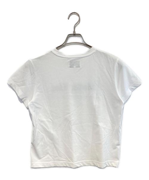 Matin Kim（マーティン・キム）Matin Kim (マーティン・キム) ロゴ刺繍Tシャツ ホワイト サイズ:Freeの古着・服飾アイテム