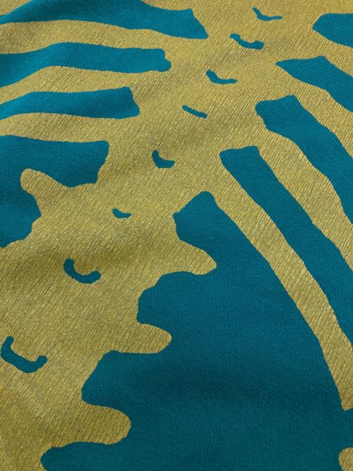 KAPITAL（キャピタル）KAPITAL (キャピタル) KOUNTRY 裏毛2TONE BONE SWEAT ブラック×グリーン サイズ:Freeの古着・服飾アイテム