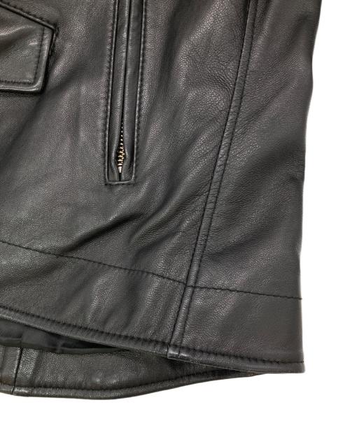 URBAN RESEARCH（アーバンリサーチ）URBAN RESEARCH (アーバンリサーチ) シープスキンレザーライダースジャケット ブラック サイズ:Sの古着・服飾アイテム