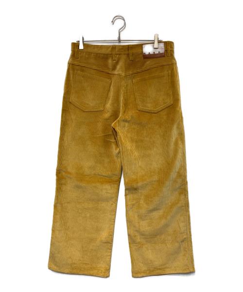 MARNI（マルニ）MARNI (マルニ) コーデュロイフレアパンツ マスタード サイズ:48の古着・服飾アイテム