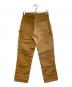 CarHartt (カーハート) ダックダブルニーペインターパンツ ブラウン サイズ:28×30：15000円
