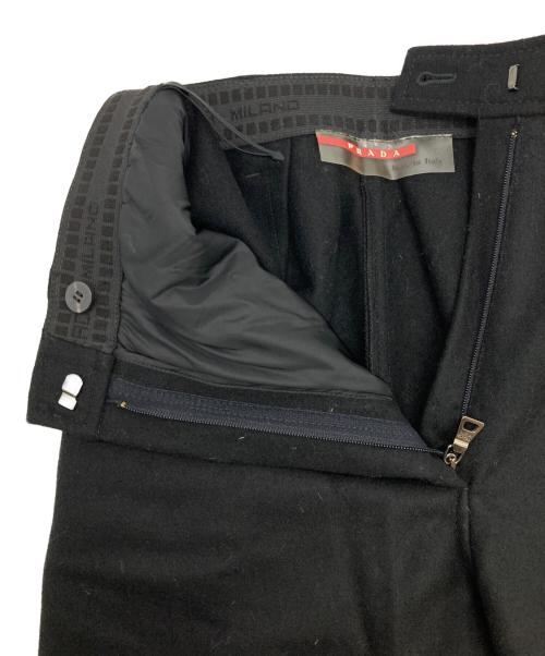PRADA SPORTS（プラダスポーツ）PRADA SPORTS (プラダスポーツ) ウールスラックス ブラック サイズ:40の古着・服飾アイテム