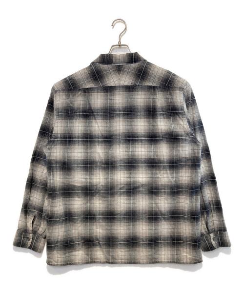 PENDLETON（ペンドルトン）PENDLETON (ペンドルトン) オンブレチェックオープンカラーシャツ グレー サイズ:XLの古着・服飾アイテム
