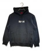 SUPREMEシュプリーム）の古着「Bandana Box Logo Hooded Sweatshirt」｜ブラック