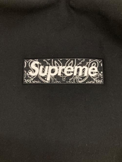 SUPREME（シュプリーム）SUPREME (シュプリーム) Bandana Box Logo Hooded Sweatshirt ブラック サイズ:Lの古着・服飾アイテム