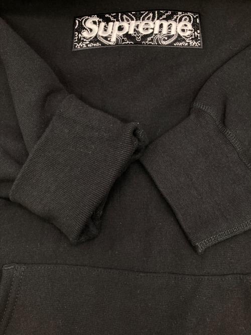 SUPREME（シュプリーム）SUPREME (シュプリーム) Bandana Box Logo Hooded Sweatshirt ブラック サイズ:Lの古着・服飾アイテム
