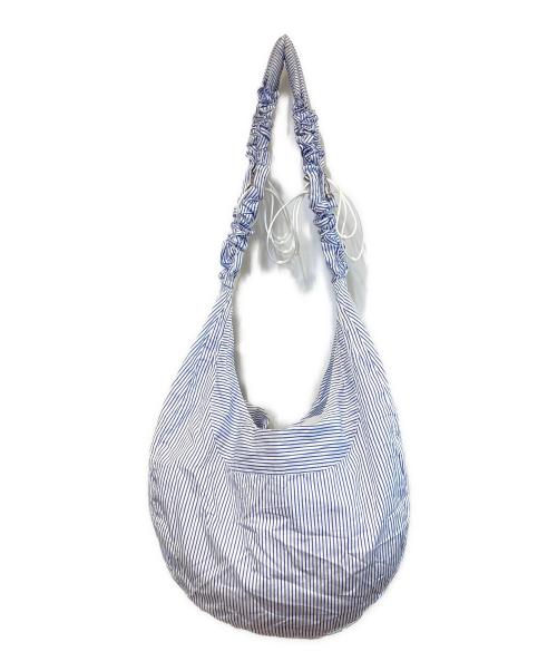 J.L - A.L/（ジェイラル）J.L - A.L/ (ジェイラル) Torsade BAG ブルー×ホワイトの古着・服飾アイテム