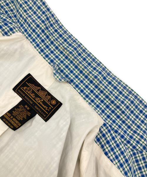 Eddie Bauer（エディーバウアー）Eddie Bauer (エディーバウアー) ［古着］チェックテーラードジャケット ブルー サイズ:Mの古着・服飾アイテム