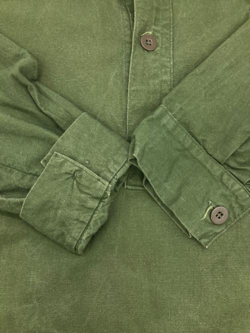 Swedish Army（スウェーデン軍）Swedish Army (スウェーデン軍) M-55プルオーバーシャツ オリーブ サイズ:41の古着・服飾アイテム