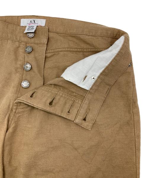 ARMANI EXCHANGE（アルマーニ エクスチェンジ）ARMANI EXCHANGE (アルマーニ エクスチェンジ) ［古着］ジャガードワイドパンツ ベージュ サイズ:34の古着・服飾アイテム