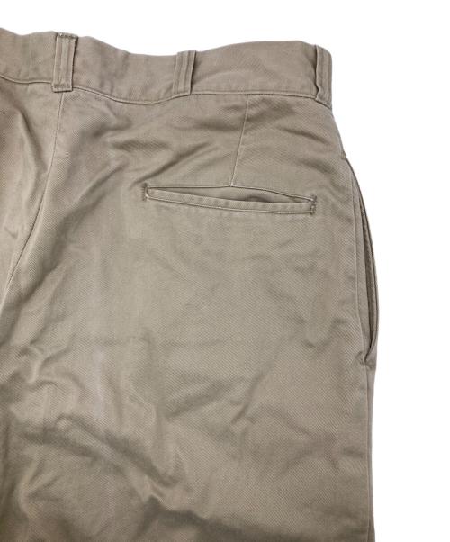 US ARMY（ユーエスアーミー）US ARMY (ユーエスアーミー) 8.2ozコットンチノトラウザーズ ベージュ サイズ:34×33の古着・服飾アイテム