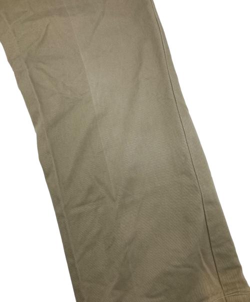 US ARMY（ユーエスアーミー）US ARMY (ユーエスアーミー) 8.2ozコットンチノトラウザーズ ベージュ サイズ:34×33の古着・服飾アイテム