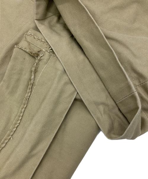 US ARMY（ユーエスアーミー）US ARMY (ユーエスアーミー) 8.2ozコットンチノトラウザーズ ベージュ サイズ:34×33の古着・服飾アイテム