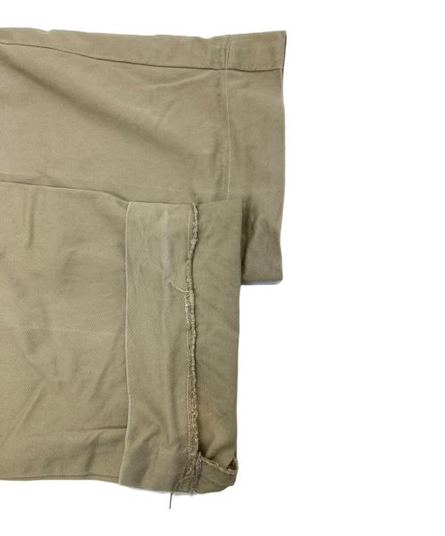 US ARMY（ユーエスアーミー）US ARMY (ユーエスアーミー) 8.2ozコットンチノトラウザーズ ベージュ サイズ:34×33の古着・服飾アイテム