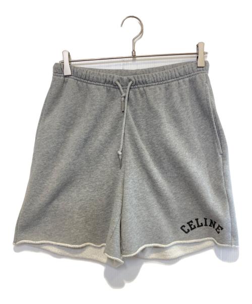 CELINE（セリーヌ）CELINE (セリーヌ) コットンフリース トラックショーツ グレー サイズ:XSの古着・服飾アイテム