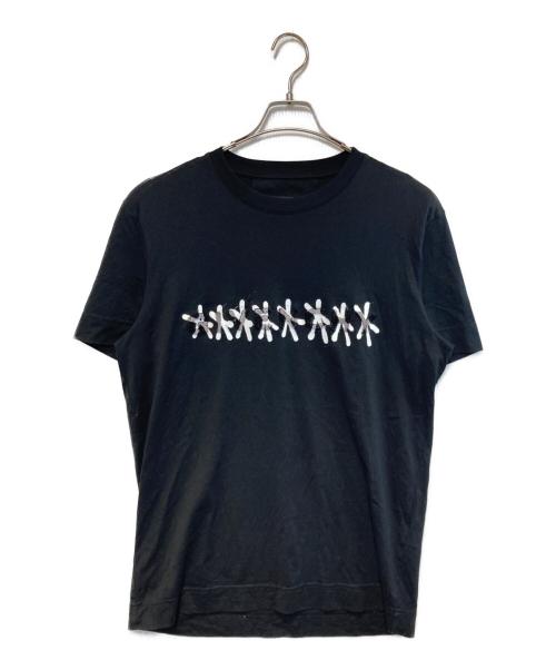 GIVENCHY（ジバンシィ）GIVENCHY (ジバンシィ) CHITO (チート) Slim Fit Graphic Black Short Sleeve T-Shirt ブラック サイズ:Mの古着・服飾アイテム
