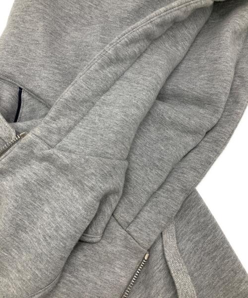 GUCCI（グッチ）GUCCI (グッチ) Embroidered Logo Hoodie グレー サイズ:Mの古着・服飾アイテム