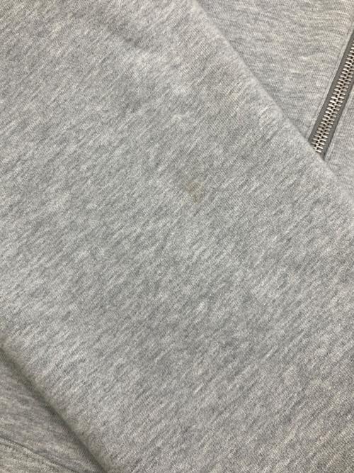 GUCCI（グッチ）GUCCI (グッチ) Embroidered Logo Hoodie グレー サイズ:Mの古着・服飾アイテム